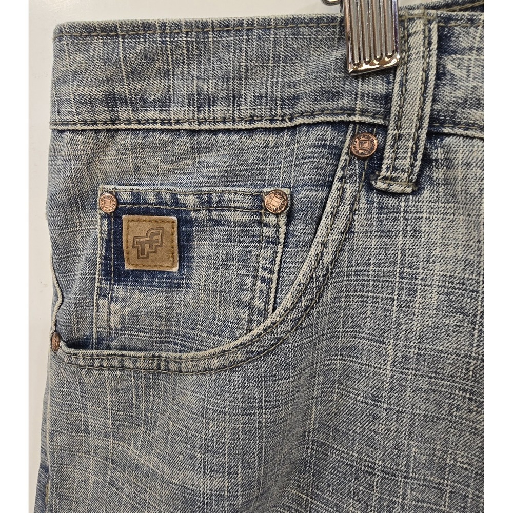 Tuff Designs Womens Capri Jeans‎ Sz 46 Drawstring Cuff - Picture 3 of 9